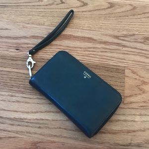 Fossil zip wristlet/wallet